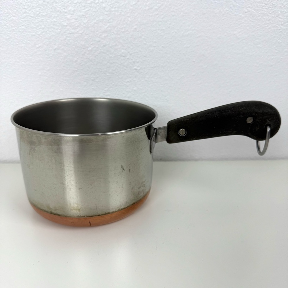 Revere Ware Pre 1968 1 1/2 Quarts Copper Clad Sauce Pan. Clinton Il, No lid